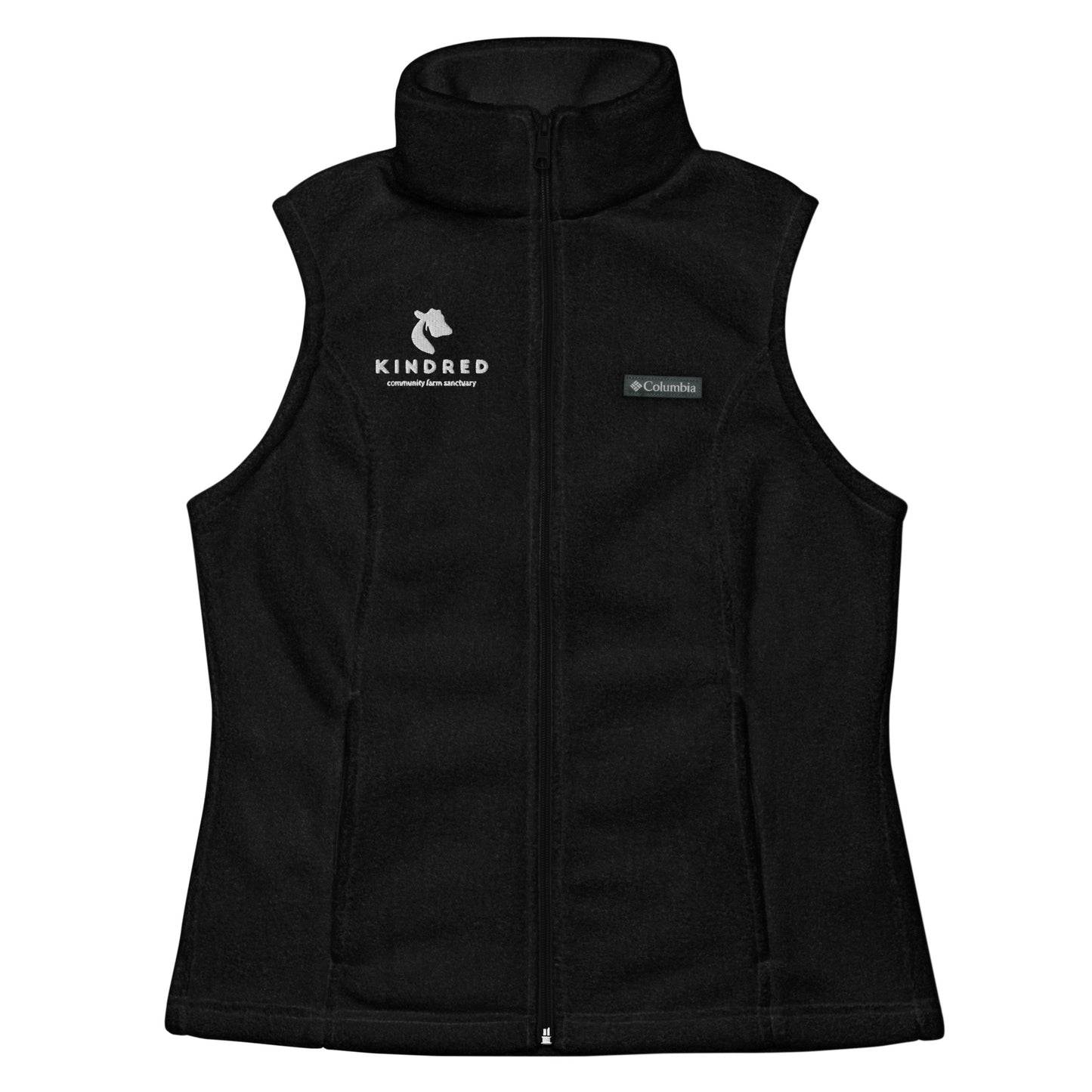 Women’s Columbia fleece vest - Donates $10